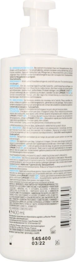 La Roche-Posay Lipikar Balsem AP+m Bodymelk - Droge Huid - 400 Ml -Verzorgingsvoordeel Huis 355x1200