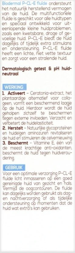 Biodermal P-CL-E Fluïde - Dagcreme - En Nachtcrème Met Glycerine - Tube 50ml -Verzorgingsvoordeel Huis 356x1200 4