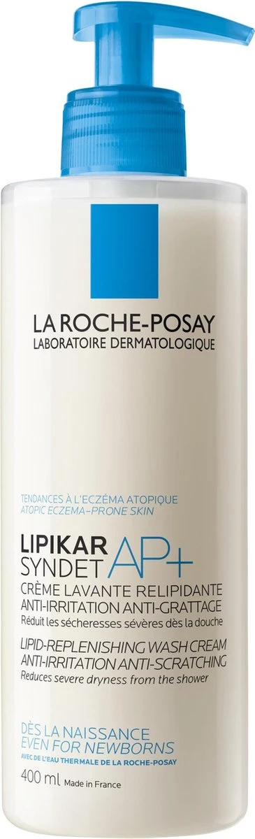 La Roche-Posay Lipikar Syndet AP+ Douchegel - 400ml - (zeer)droge Huid 1 La Roche-Posay Lipikar Syndet AP+ Douchegel - 400ml - (zeer)droge Huid