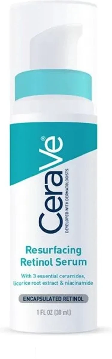 CeraVe Resurfacing Retinol Serum - 30ml - Voor Onzuivere Huid Met Neiging Tot Acne 2 CeraVe Resurfacing Retinol Serum - 30ml - Voor Onzuivere Huid Met Neiging Tot Acne - Afbeelding 2