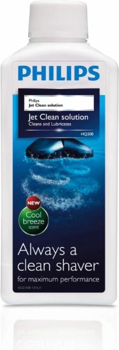 Philips HQ200/50 - Jet Clean-reinigingsoplossing - 1 Flesje 2 Philips HQ200/50 - Jet Clean-reinigingsoplossing - 1 Flesje - Afbeelding 2