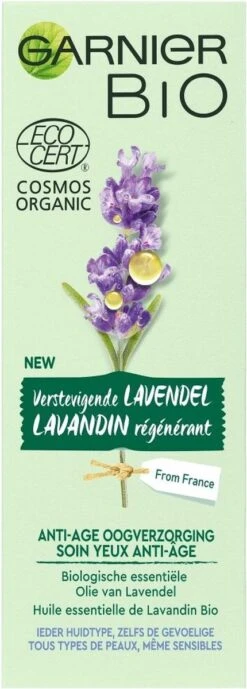 Garnier Bio Anti-age Oogcrème - 15 Ml - Alle Huidtypes - Revitaliserende Lavendel 18 Garnier Bio Anti-age Oogcrème - 15 Ml - Alle Huidtypes - Revitaliserende Lavendel -Verzorgingsvoordeel Huis 430x1200 4