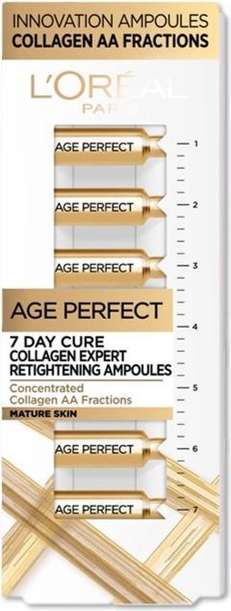 L’Oréal Paris Age Perfect Verstevigende Collageen Ampullen - 7 Dagen 9 L’Oréal Paris Age Perfect Verstevigende Collageen Ampullen - 7 Dagen - Afbeelding 9