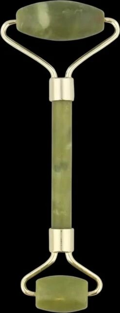 Merkloos Comize Jade Roller Gezichtsmassage Roller - Met Gua Sha Schraper - Groen -Verzorgingsvoordeel Huis 461x1200 5