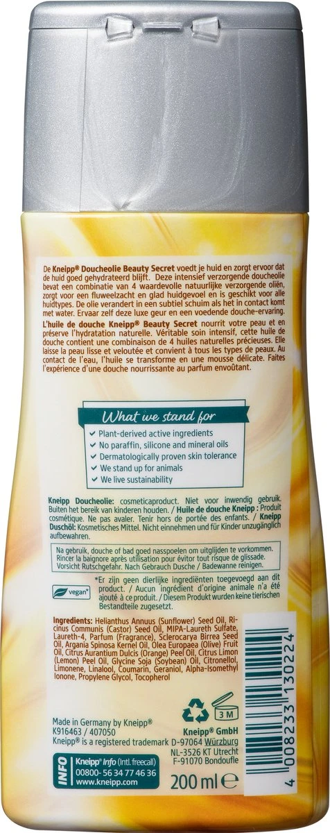 Kneipp Beauty Secret - Doucheolie 3 Kneipp Beauty Secret - Doucheolie - Afbeelding 3