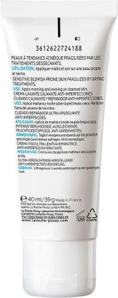 La Roche-Posay Effaclar H Iso-Biome Dagcrème - 40 Ml 2 La Roche-Posay Effaclar H Iso-Biome Dagcrème - 40 Ml - Afbeelding 2