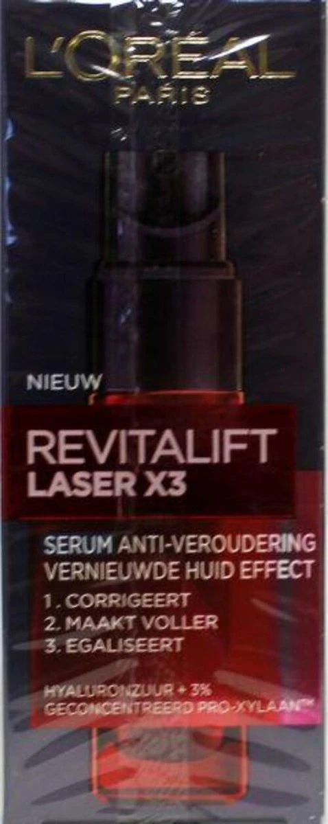 L’Oréal Paris RevitaLift Rejuvenating Serum Laser X3 - 30ml 19 L’Oréal Paris RevitaLift Rejuvenating Serum Laser X3 - 30ml - Afbeelding 19