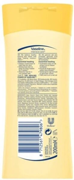 Vaseline® Vaseline Essential Healing - 200 Ml - Bodylotion 11 Vaseline® Vaseline Essential Healing - 200 Ml - Bodylotion -Verzorgingsvoordeel Huis 493x1200 1