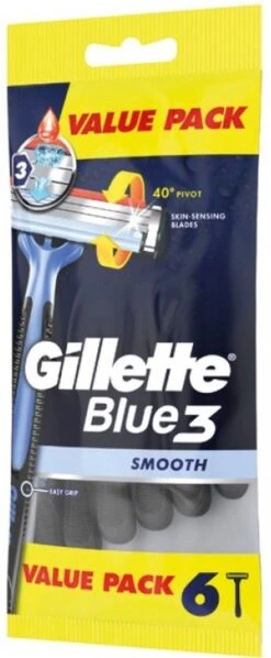 Gillette® Gillette Blue3 Smooth 4+2 Stuks -Verzorgingsvoordeel Huis 496x1200 5