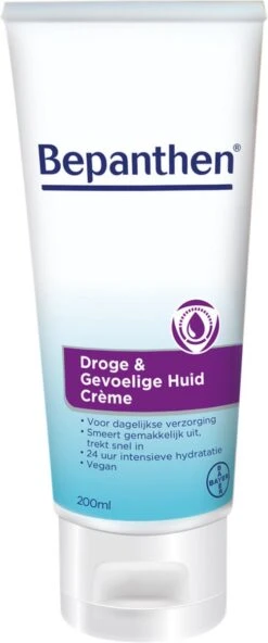 Bepanthen Droge & Gevoelige Huid Creme - Snel Intrekkend En Hydraterend - Met Niacinamide Zonder Parfum - Droge, Gevoelige Huid - 200 Ml -Verzorgingsvoordeel Huis 501x1200 1