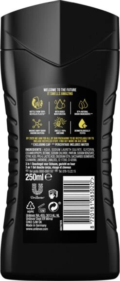Axe Excite 3-in-1 Douchegel - 6 X 250 Ml - Voordeelverpakking 11 Axe Excite 3-in-1 Douchegel - 6 X 250 Ml - Voordeelverpakking -Verzorgingsvoordeel Huis 513x1200 4