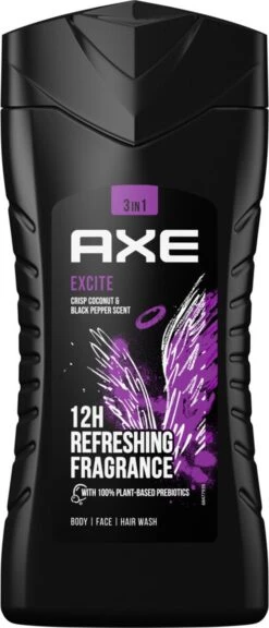 Axe Excite 3-in-1 Douchegel - 6 X 250 Ml - Voordeelverpakking 14 Axe Excite 3-in-1 Douchegel - 6 X 250 Ml - Voordeelverpakking -Verzorgingsvoordeel Huis 515x1200 1