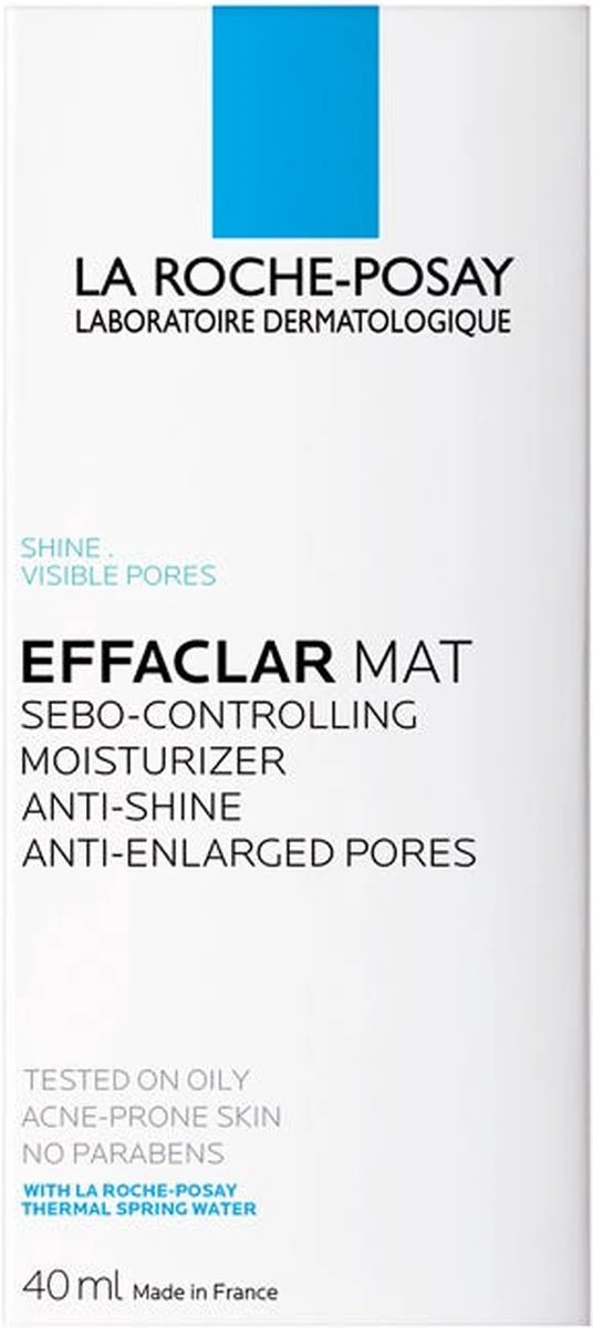 La Roche-Posay Effaclar Mat Dagcrème - 40ml - Tegen Zichtbare Poriën 2 La Roche-Posay Effaclar Mat Dagcrème - 40ml - Tegen Zichtbare Poriën - Afbeelding 2