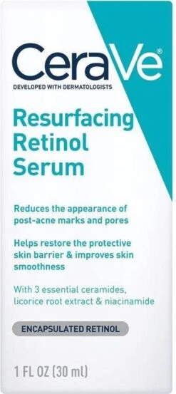 CeraVe Resurfacing Retinol Serum Tegen Restlittekentjes En Zichtbare Poriën, Voor Onzuivere Huid Met Neiging Tot Acne - 30 Ml -Verzorgingsvoordeel Huis 536x1200 4