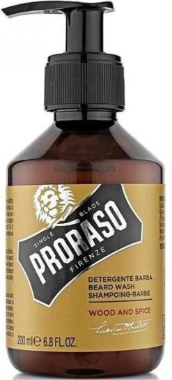 Proraso Beard Wash Wood And Spice 200ml -Verzorgingsvoordeel Huis 544x1200
