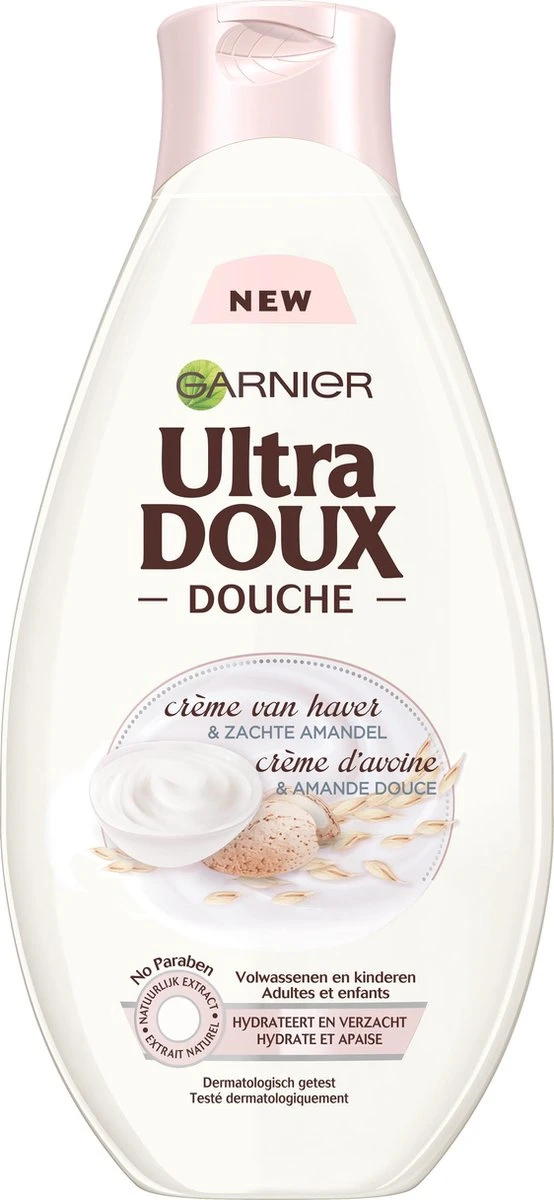Garnier Ultra Doux Zachte Haver Douche Gel - 500 Ml 1 Garnier Ultra Doux Zachte Haver Douche Gel - 500 Ml