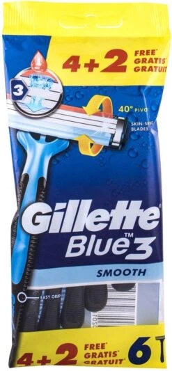 Gillette® Gillette Blue3 Smooth 4+2 Stuks -Verzorgingsvoordeel Huis 556x1200 1