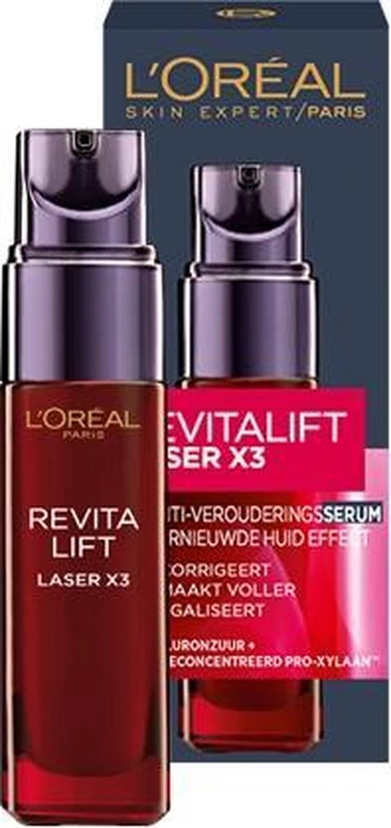 L’Oréal Paris RevitaLift Rejuvenating Serum Laser X3 - 30ml 3 L’Oréal Paris RevitaLift Rejuvenating Serum Laser X3 - 30ml - Afbeelding 3