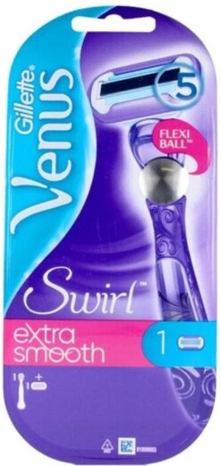 Gillette Venus Deluxe Smooth Swirl - Voor Een Extra Gladde Scheerbeurt - 1 Handvat - 1 Navulmesje -Verzorgingsvoordeel Huis 570x1200