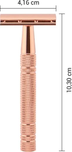 Safety Razor Scheermes + 20 Scheermesjes - Aluminium - Rose - Double Blade -Verzorgingsvoordeel Huis 574x1200 1