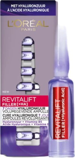 L’Oréal Paris Skin Expert Revitalift Filler Hyaluronzuur Ampullen - Kuur 7 Dagen -Verzorgingsvoordeel Huis 577x1200