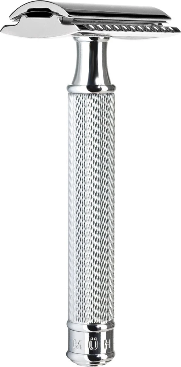 Muhle Double Edge Safety Razor Klassiek Scheermes - Chroom - Dichte Kam 1 Muhle Double Edge Safety Razor Klassiek Scheermes - Chroom - Dichte Kam
