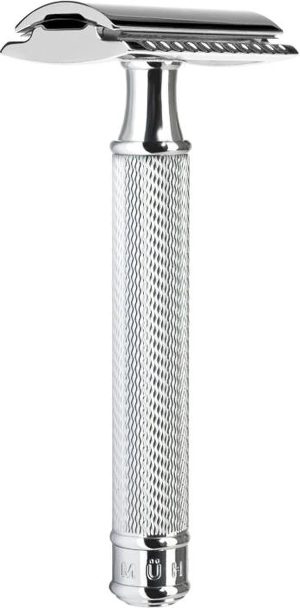 Muhle Double Edge Safety Razor Klassiek Scheermes - Chroom - Dichte Kam 7 Muhle Double Edge Safety Razor Klassiek Scheermes - Chroom - Dichte Kam - Afbeelding 7