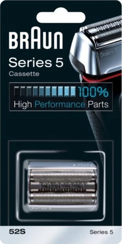 Braun Series 5 52S Cassette Zilver - Vervangend Scheerblad