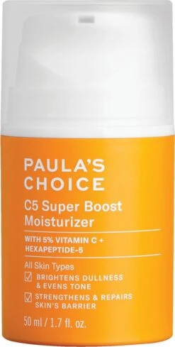 Paula's Choice C5 SUPER BOOST Nachtcrème - Hydraterende Crème Met Vitamine C - Alle Huidtypen - 50 Ml