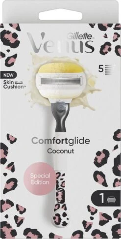 Gillette Venus Comfortglide Leopard - Voor Een Gladde Scheerbeurt - 1 Handvat - 1 Navulmesje -Verzorgingsvoordeel Huis 610x1200 1