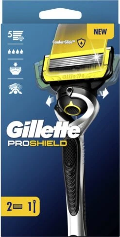 Gillette® Gillette ProShield - Scheersysteem - Voor Mannen - 1 Gillette Scheersysteem - 2 Navulmesjes 12 Gillette® Gillette ProShield - Scheersysteem - Voor Mannen - 1 Gillette Scheersysteem - 2 Navulmesjes -Verzorgingsvoordeel Huis 610x1200 3