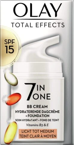 Olay Total Effects 7in1 BB Crème - Licht Tot Medium - SPF15 - 50ml -Verzorgingsvoordeel Huis 618x1200 6