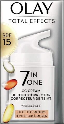 Olay Total Effects 7in1 CC Crème - Licht Tot Medium - Met SPF15 - 50ml -Verzorgingsvoordeel Huis 619x1200 6