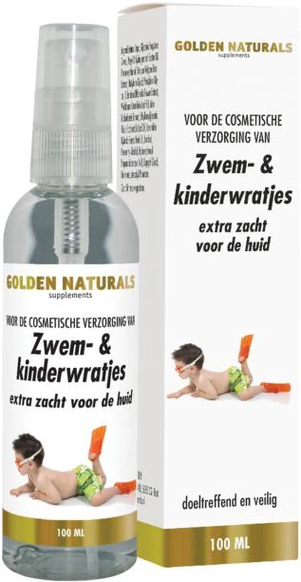 Golden Naturals Zwem- & Kinderwratjes (100 Milliliter) 1 Golden Naturals Zwem- & Kinderwratjes (100 Milliliter)