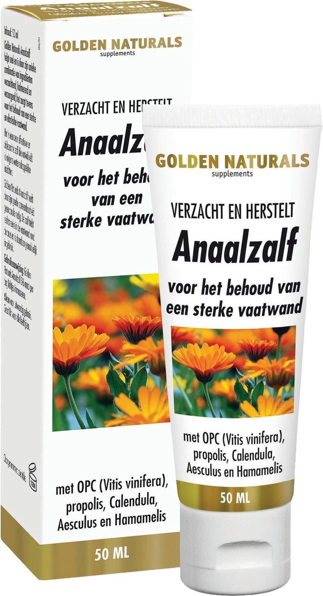 Golden Naturals Anaalzalf (50 Milliliter) 1 Golden Naturals Anaalzalf (50 Milliliter)