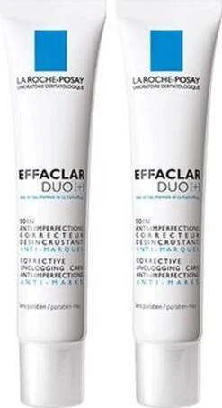 La Roche-Posay Effaclar DUO[+] Dagcrème - 2x40ml - Vette, Acne Huid