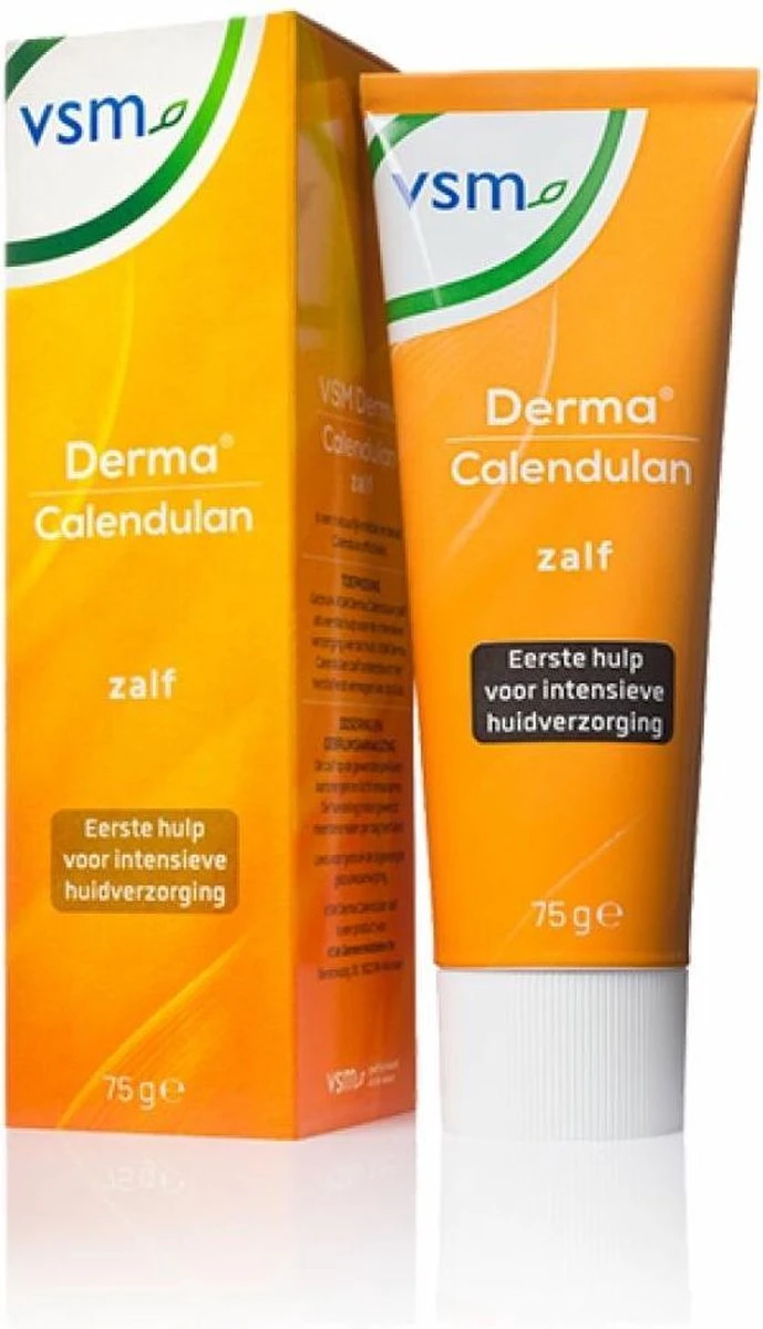 VSM Derma Calendulan Zalf - 75 Gr - Verzorgingsproduct 1 VSM Derma Calendulan Zalf - 75 Gr - Verzorgingsproduct