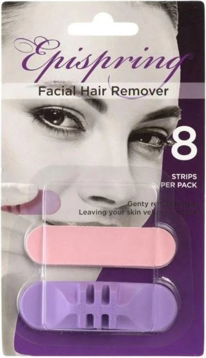 Epispring Pijnloze Gezichtsontharing 8 Strips - Ontharingstrips. 1 Epispring Pijnloze Gezichtsontharing 8 Strips - Ontharingstrips.