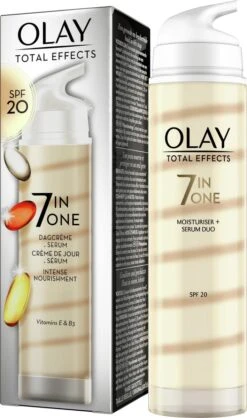 Olay Total Effects Hydraterende Dagcrème En Serum Duo - SPF 20 - 40ml