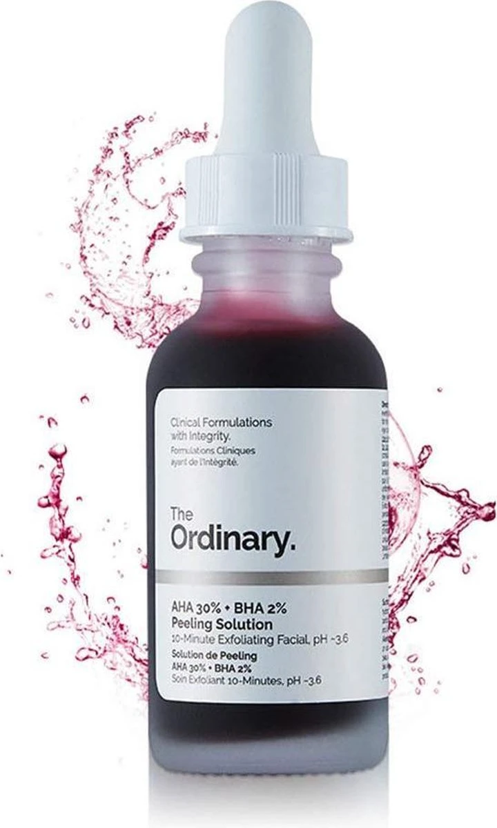 The Ordinary Exfoliant Peeling AHA 30% - BHA 2% - Vitamine B5 - Serum - 30 Ml 19 The Ordinary Exfoliant Peeling AHA 30% - BHA 2% - Vitamine B5 - Serum - 30 Ml - Afbeelding 19