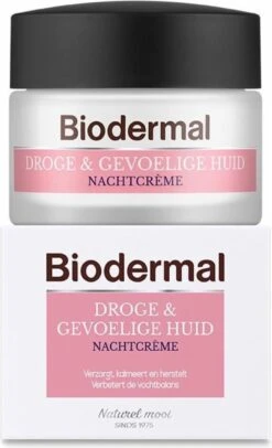 Biodermal Nachtcrème Droge & Gevoelige Huid - Hydrateert En Herstelt - 50ml -Verzorgingsvoordeel Huis 730x1200 8