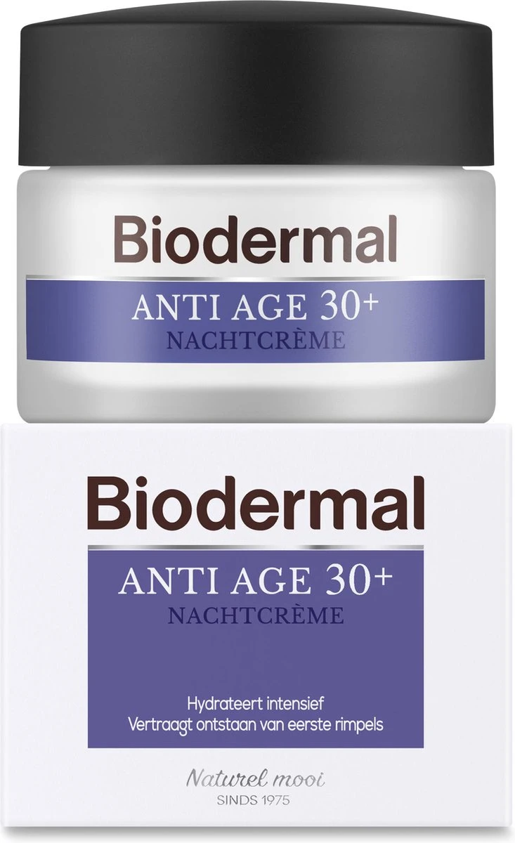 Biodermal Anti Age 30+ - Nachtcrème Tegen Huidveroudering - 50ml 2 Biodermal Anti Age 30+ - Nachtcrème Tegen Huidveroudering - 50ml - Afbeelding 2