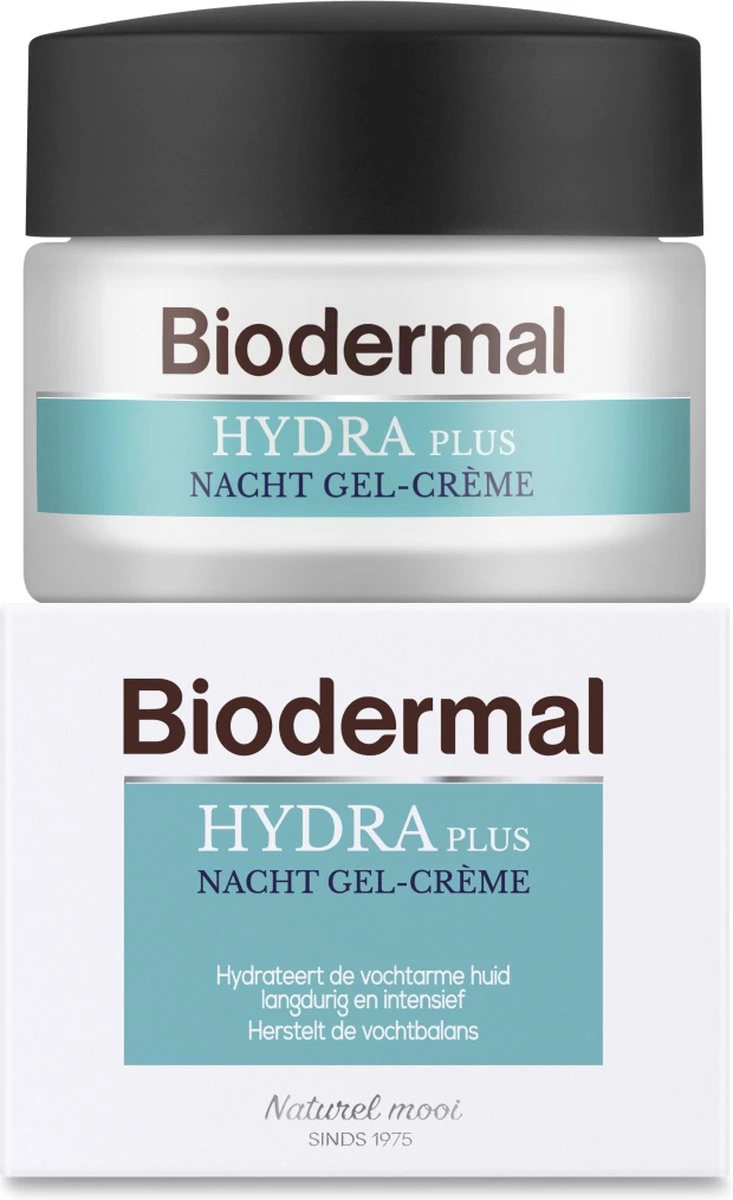 Biodermal Nachtcreme - Hydraplus Nachtcrème Gel Voor De Vochtarme Huid - Nachtcreme - 50ml 3 Biodermal Nachtcreme - Hydraplus Nachtcrème Gel Voor De Vochtarme Huid - Nachtcreme - 50ml - Afbeelding 3
