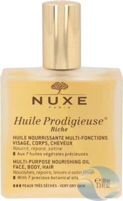 Nuxe Huile Prodigieuse Riche Dry Oil Droogolie - 100 Ml 20 Nuxe Huile Prodigieuse Riche Dry Oil Droogolie - 100 Ml -Verzorgingsvoordeel Huis 737x1200