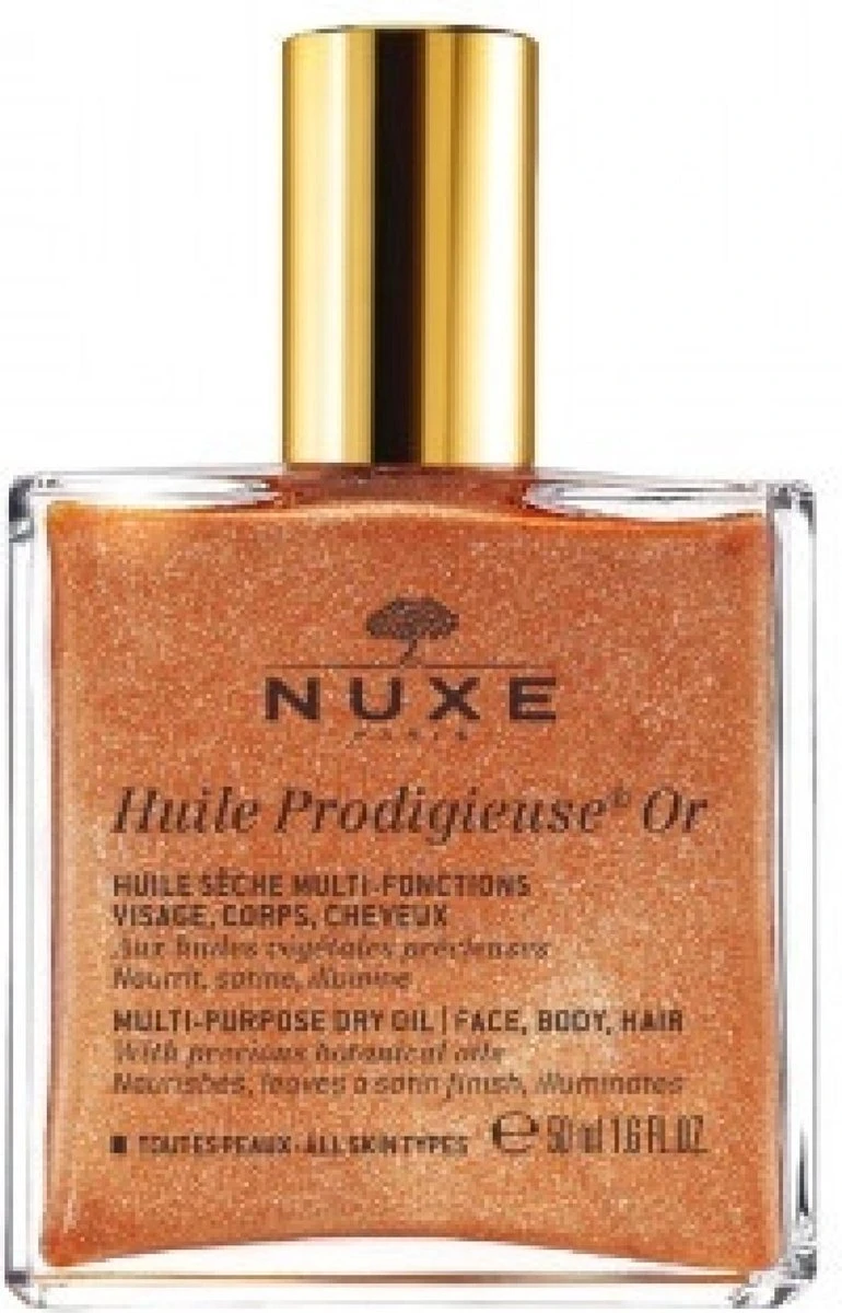 Nuxe Huile Prodigieuse Or Shimmering Dry Oil - Huidolie - 50 Ml 1 Nuxe Huile Prodigieuse Or Shimmering Dry Oil - Huidolie - 50 Ml