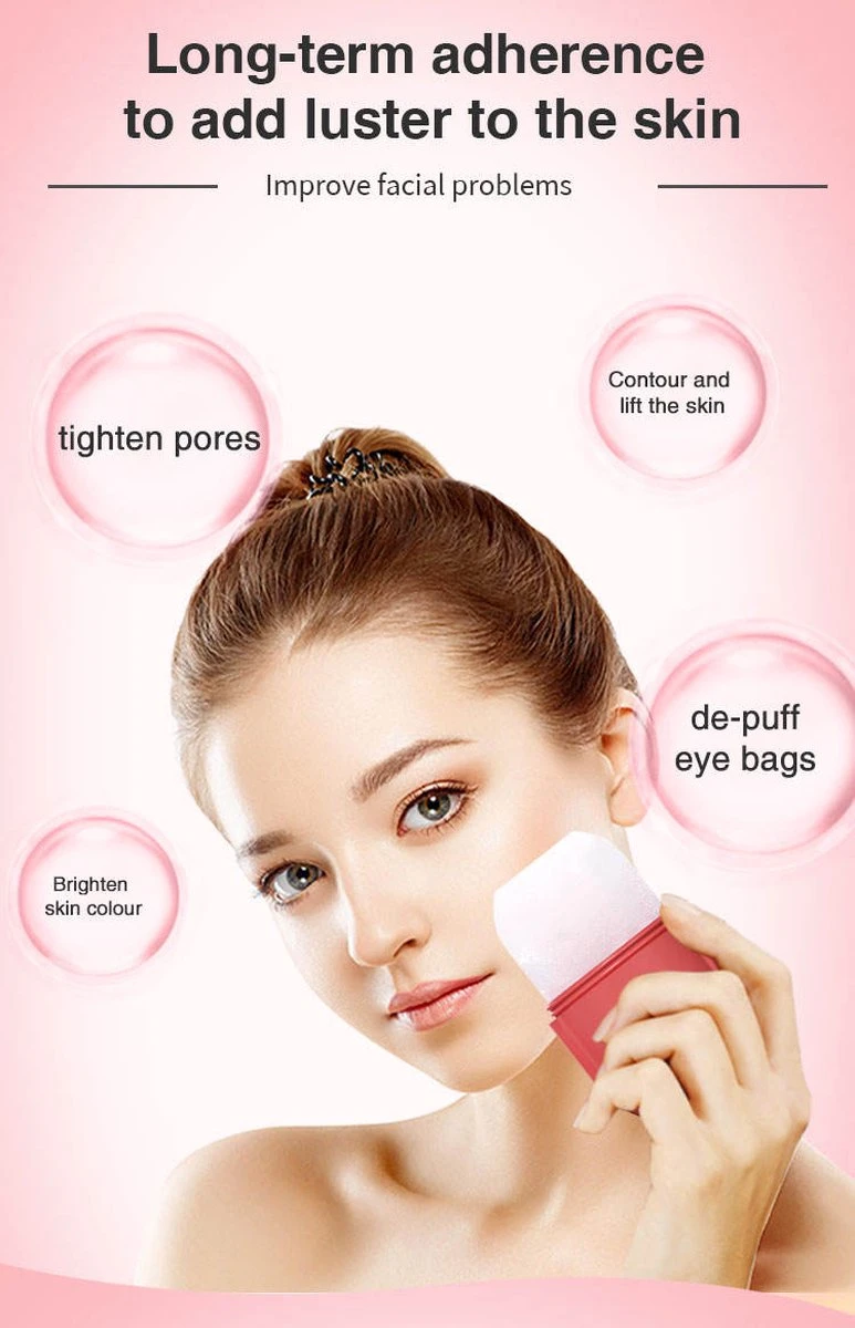 Gezicht Roller Siliconen - Gezicht - IJs Roller - Ice Roller - Massage - Facial Massage Roller - Skin Care Hand Massage - Gezichtsmassage - Gezichtroller - Beauty - Roze 3 Gezicht Roller Siliconen - Gezicht - IJs Roller - Ice Roller - Massage - Facial Massage Roller - Skin Care Hand Massage - Gezichtsmassage - Gezichtroller - Beauty - Roze - Afbeelding 3