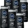 NIVEA MEN Active Clean - 6x 500 Ml - Voordeelverpakking - Douchegel
