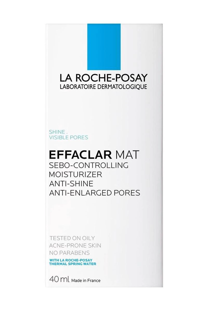 La Roche-Posay Effaclar Mat Dagcrème - 2x40ml - Tegen Zichtbare Poriën 2 La Roche-Posay Effaclar Mat Dagcrème - 2x40ml - Tegen Zichtbare Poriën - Afbeelding 2