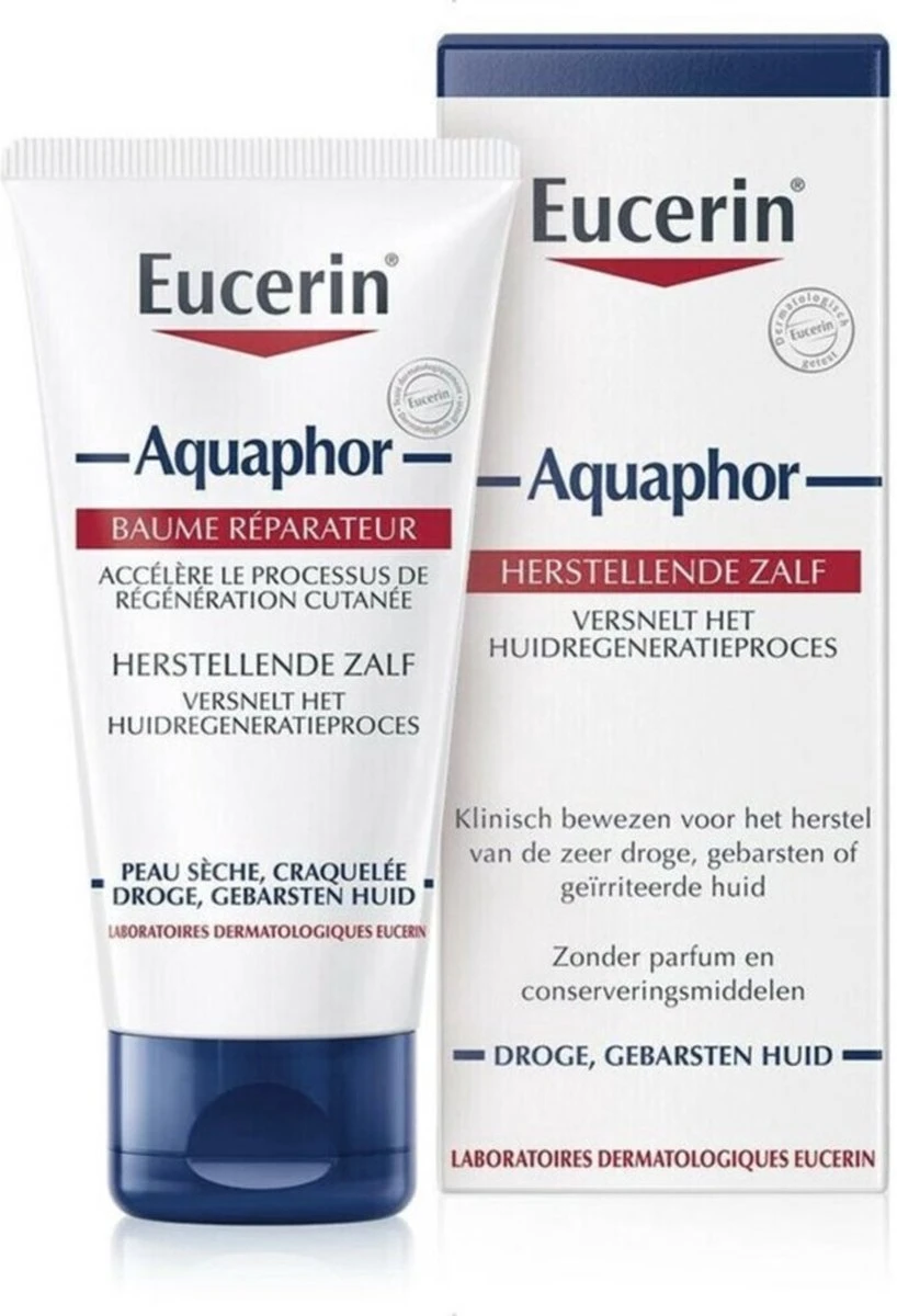 Eucerin Aquaphor Huidherstellende Zalf - Dagcrème - 40 Ml 12 Eucerin Aquaphor Huidherstellende Zalf - Dagcrème - 40 Ml - Afbeelding 12
