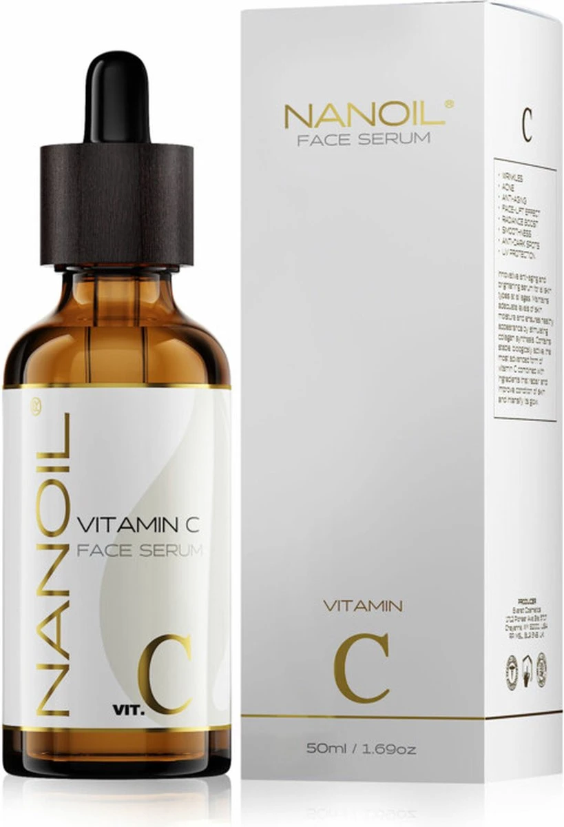 Nanoil Face Serum Vitamin C 50 ML 3 Nanoil Face Serum Vitamin C 50 ML - Afbeelding 3